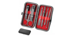 Manicure & Pedicure Kit Professional Nail 7Pcs Stainless Steel w/Travel Case