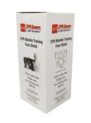 & First Aid Supply and First Aid Supply CPR Training Face Shields for Easy Sa...