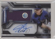 2016 Topps Strata Clearly Authentic Auto Relics Jon Gray #CAAR-JG Auto 6u5