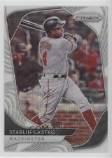 2020 Panini Prizm Tier II White Wave Prizm Starlin Castro #144 05db