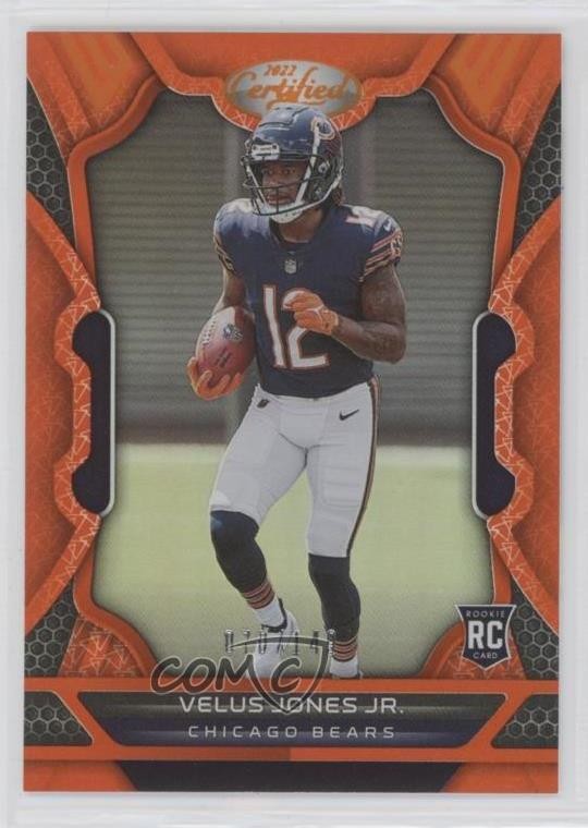 2022 Certified Rookies Mirror Orange 70/149 Velus Jones Jr #131 Rookie RC l5w