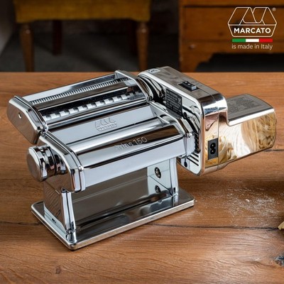 Marcato Elektrische Nudelmaschine Atlas 150 + Motor, Atlasmotor, Für Pasta, Lasa