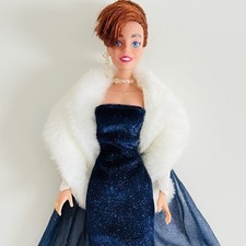 Bambola Vintage Disney Principessa Anastasia Galoob Parigi Eleganza 1997 anni 90 vestito blu