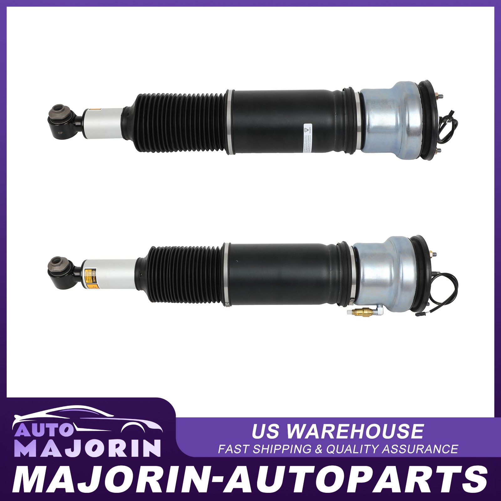 2pc For 04-16 Rolls Royce Phantom RR1 RR1N Rear Air Struts Shocks Air Suspension