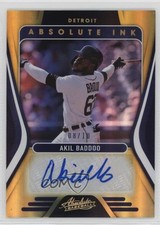 2022 Panini Absolute Ink Spectrum Gold 8/10 Akil Baddoo #AI-AB Auto 0eq6