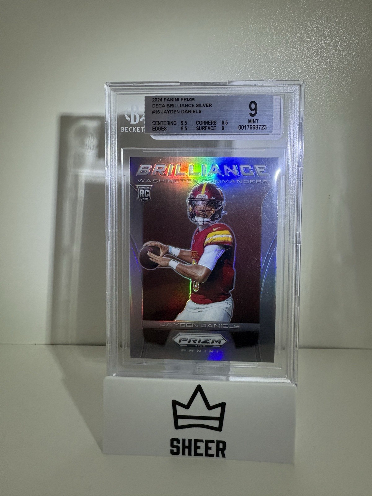 2024 Panini Prizm Deca Jayden Daniels Silver Brilliance