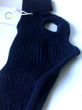 Hundepullover iqo Classic Rippstrick Handarbeit Deutschland navyblau 25cm IQ3006