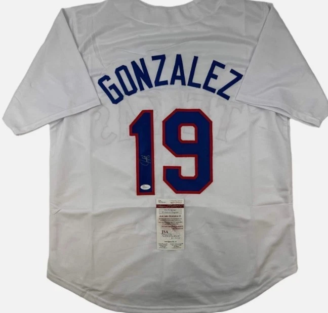 Juan Gonzalez(ホアン・ゴンザレス)　サイン入り　ユニフォーム Juan Gonzalez MLB Original Autographed Jerseys for sale | eBay