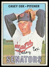 1967 TOPPS CASEY COX WASHINGTON SENATORS #414 EX