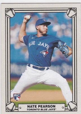2021 Topps 582 Montgomery Club Set 3 #10 Nate Pearson RC Rookie Toronto Blue