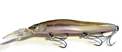 Megabass Ito Vision Oneten R+2 Wobbler, Jerkbait, Kunstköder, 11cm Slow Floating