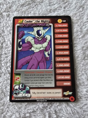 #ad DBZ Dragon Ball Z Cooler The Mighty M2 CCG Limited Cooler#x27;s Revenge Promo MP $2.99