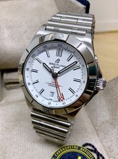 Breitling Chronomat Automatic GMT A32398 White Dial Box & Papers 2024