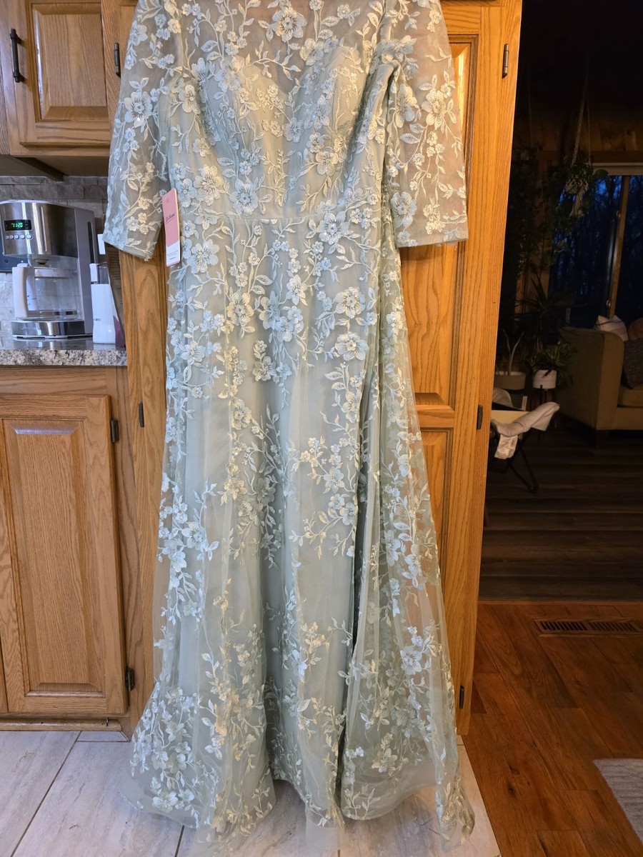 JJ's House Light Blue Lace Mother of the Bride Formal Dress Size 12 | eBay