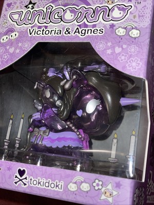 TOKIDOKI UNICORNO Exclusive Purple/black Secret Victoria & Agnes Bambino New NIB