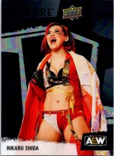 2022 Upper Deck Allure AEW Black Rainbow HIKARU SHIDA