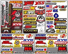 Set Of 5 Motocross Dirt Bike Helmet Decal Kit Sticker Sheets Su501