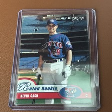 Donruss 2003 Rated Rookie Kevin Cash RC #27 Toronto Blue Jays Baseball Card. rookie card picture