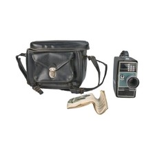 Vintage Kodak Automatic 8 Movie Camera With Bag and User Manual Untested