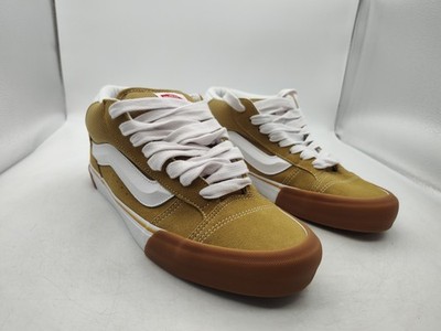 VANS-Knu Skool Mid-2023-SHOES-SNEAKER-VN000CQ95SM-KHAKI/GUM/WHT-MEN SIZE 12-NEW