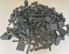LEGO Lote de 50 Castillo Gris Azulado Oscuro Mezcla Aleatoria Arcos Paredes Ladrillos Pilares