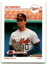1991 Line Drive AAA Joe Redfield Buffalo Bisons #41