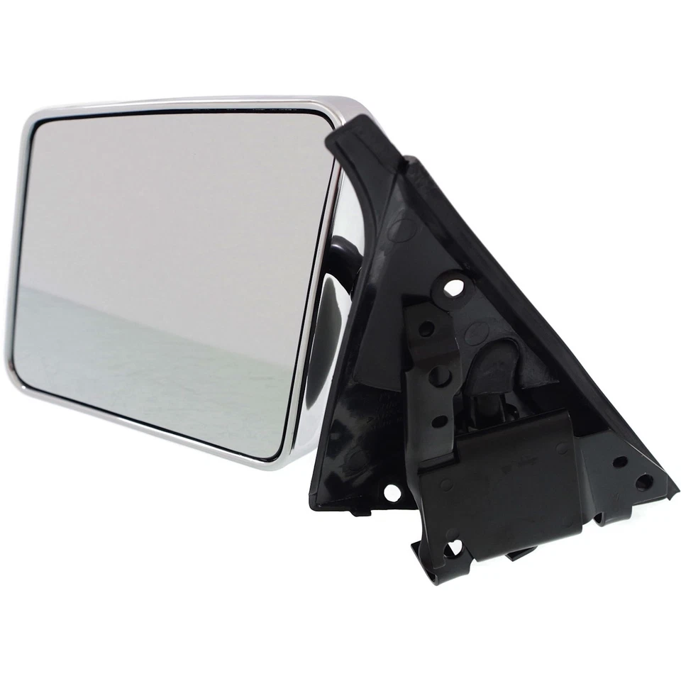 Espejo retrovisor para Chevrolet S10 1982-1993 tipo Eyeline cromado manual izquierdo plegable Foto 2 de 4