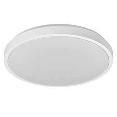 LED Deckenlampe Metall Weiß OSRAM 3000 K Ø39.5cm Büro Deckenleuchte Esszimmer