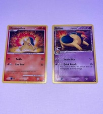 Cyndaquil 79/123 Mysterious Treasures | Quilava 36/101 Pokemon TCG LP on eBay
