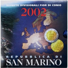 [#1163367] San Marino, 1 Cent to 2 Euro, 2002, Rome, MS