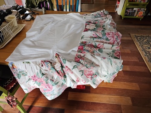 RALPH LAUREN Melissa  Floral QUEEN BEDSKIRT (DUST RUFFLE) USA EXCELLENT 