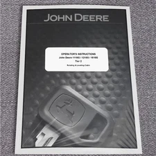 John Deere 1110G T2 RL, 1210G T2 RL, 1510G T2 RL Owners Operators Manual F697748