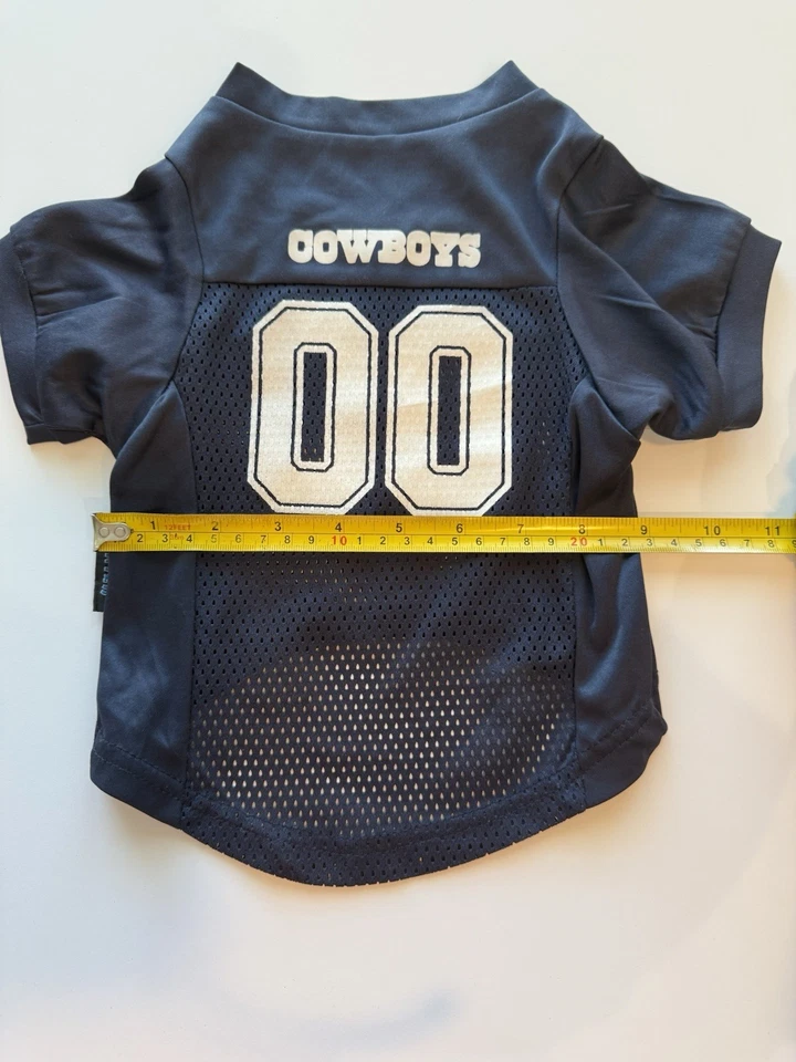 🏈 达拉斯牛仔狗球衣 - 中号 - NFL 宠物服装 — 第 3/4 张图片
