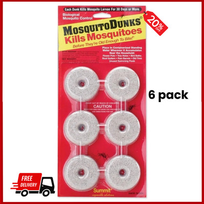 responsible solutions 110-12 Mosquito Dunks, 6-Pack