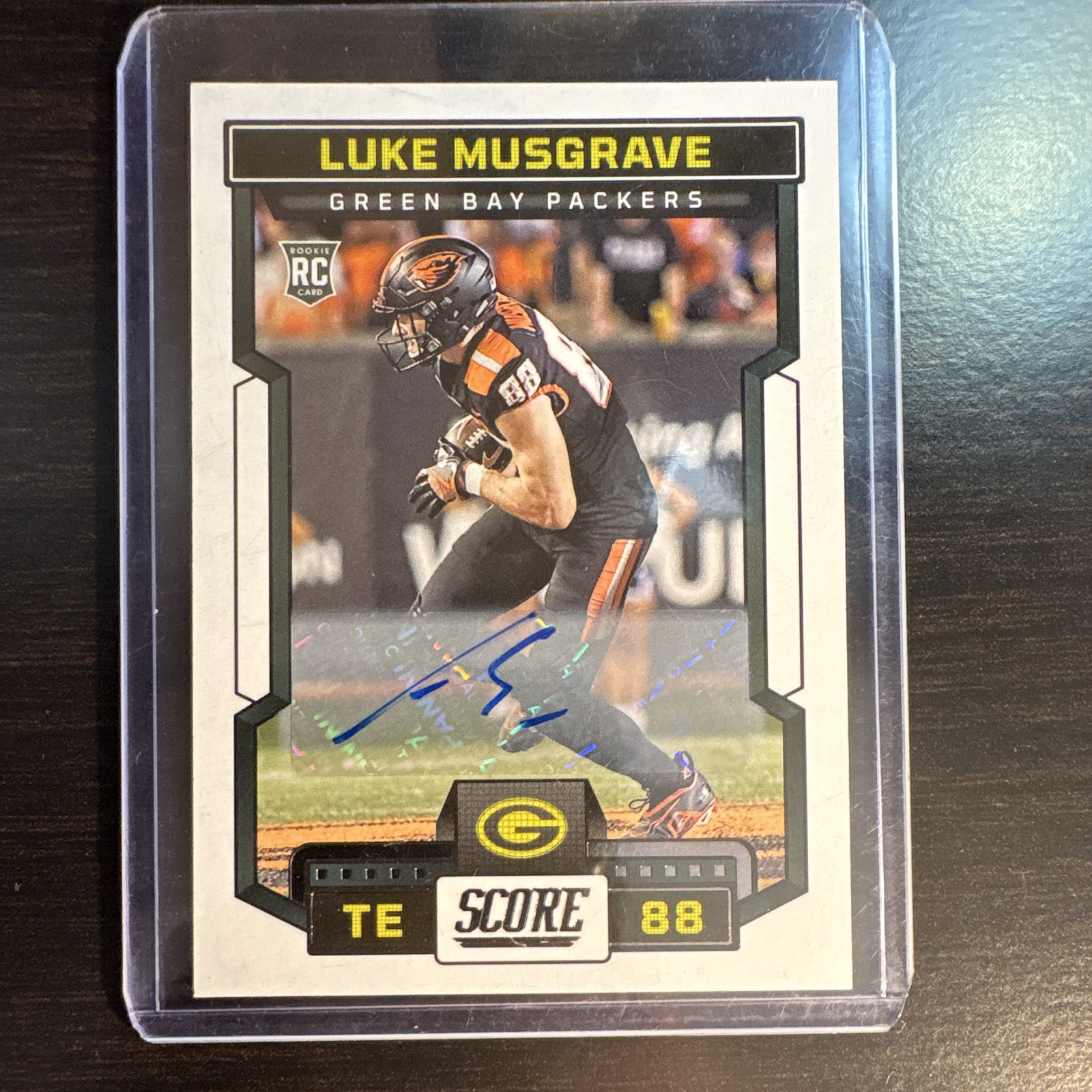 Luke Musgrave Panini Score #340 Autograph