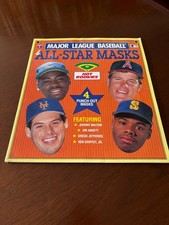 Major League BASEBALL All-Star MASKS Hot ROOKIES 4 Punch-Out Griffey Jr Abbott
