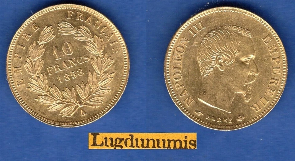 10 Francs OR 1858 A Paris SUP Napoléon III IIIème République, 1871 - 1940 - Photo 1/1