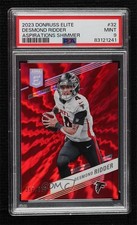 2023 Donruss Elite Aspirations Shimmer /625 Desmond Ridder #32 PSA 9 MINT 0xb8