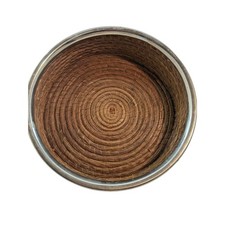 Boho Santa Fe Pine Needle Basket   Vintage Sierra Madre Handmade Bread Bow 11"