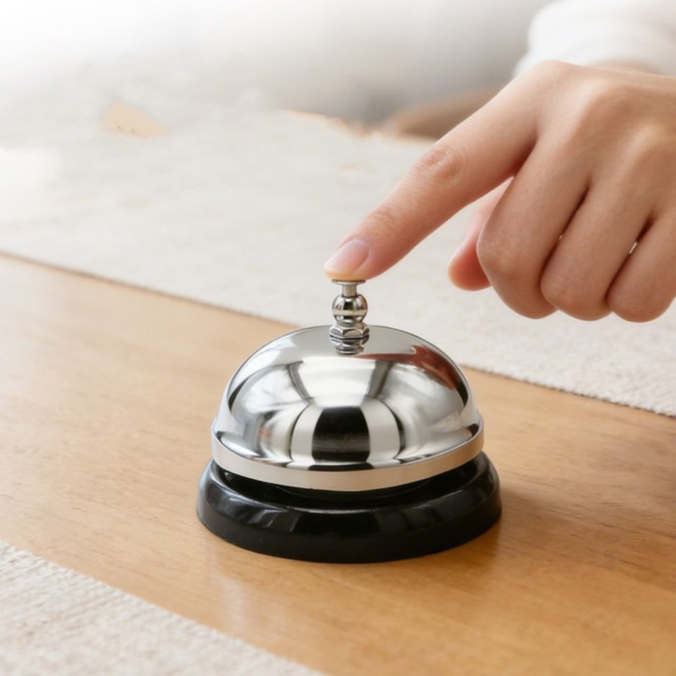 Call Button Food Delivery Bell Stainless Steel Construction Lightweight ...