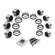 SV1000 K4 2004 Brake Caliper Pistons Seals Suzuki Front Stainless Upgrade Parts