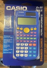 Casio FX-55 Plus Calculator - Elementary Math - Pre Algebra NEW in Package