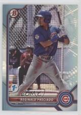 2022 Bowman 1st Edition Sky Blue Foil Reginald Preciado #BPPF-44 0ms9