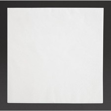 Fiesta Recyclable Dinner Napkin White 40x40cm 3ply 1/4 Fold (Pack of 1000) - FE2