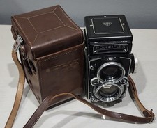 Rolleiflex Vintage TLR Camera Black With Case