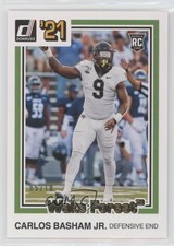 2021 Panini Chronicles Draft Picks Donruss Retro Gold 5/10 Carlos Basham Jr n0c