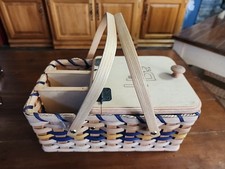 WVU Huggy Bear  Picnic Basket, Bob Huggins