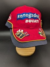 Noriyuki Haga Leon Haslam Signed Renegade Ducati Cap Arai Hat Wsbk Superbikes
