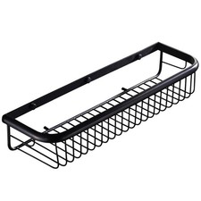45cm Oil Rubbed Bronze Bathroom Accessory Shower Shelf Storage Basket Holder US