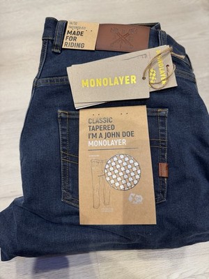 John Doe Motorcycle Armored Riding Jeans AAA Rated Size 36x32